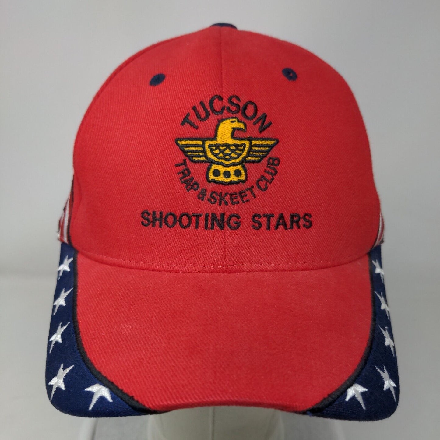 Tucson Trap & Skeet Club Shooting Stars Strapback Hat Red OSFM
