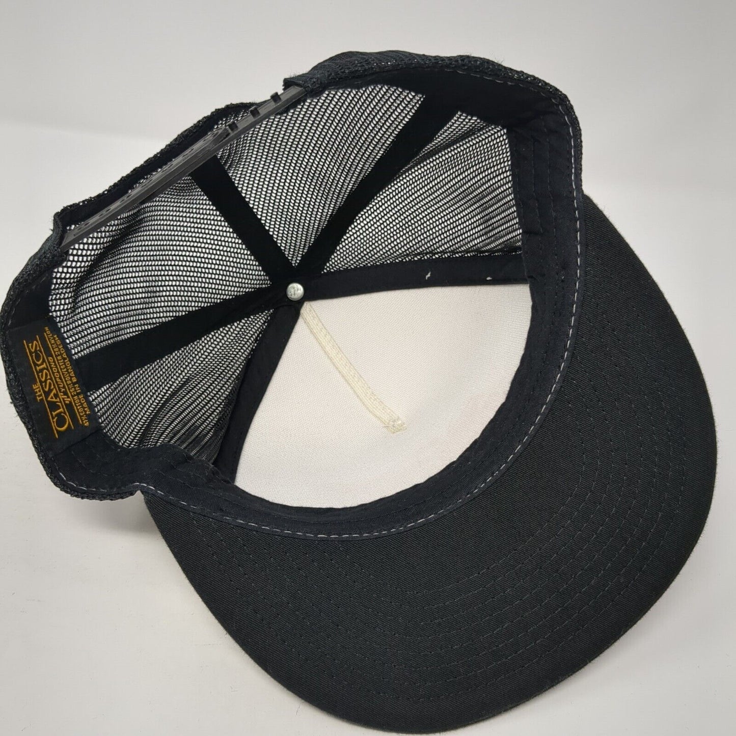 Country Auto Snapback Trucker Hat Black One Size Mesh Back Yupoong