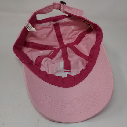 115th Kentucky Derby Churchill Downs May 2007 Women's Slideback Hat Pink Cotton