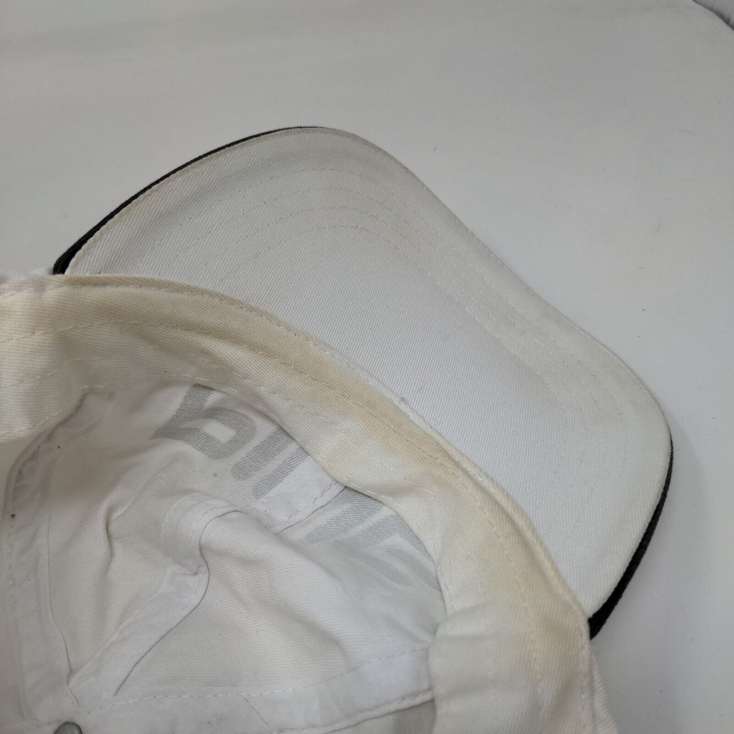 Ping Strapback Hat White One Size Adjustable Embroidered 6 Panel Nissin Cap