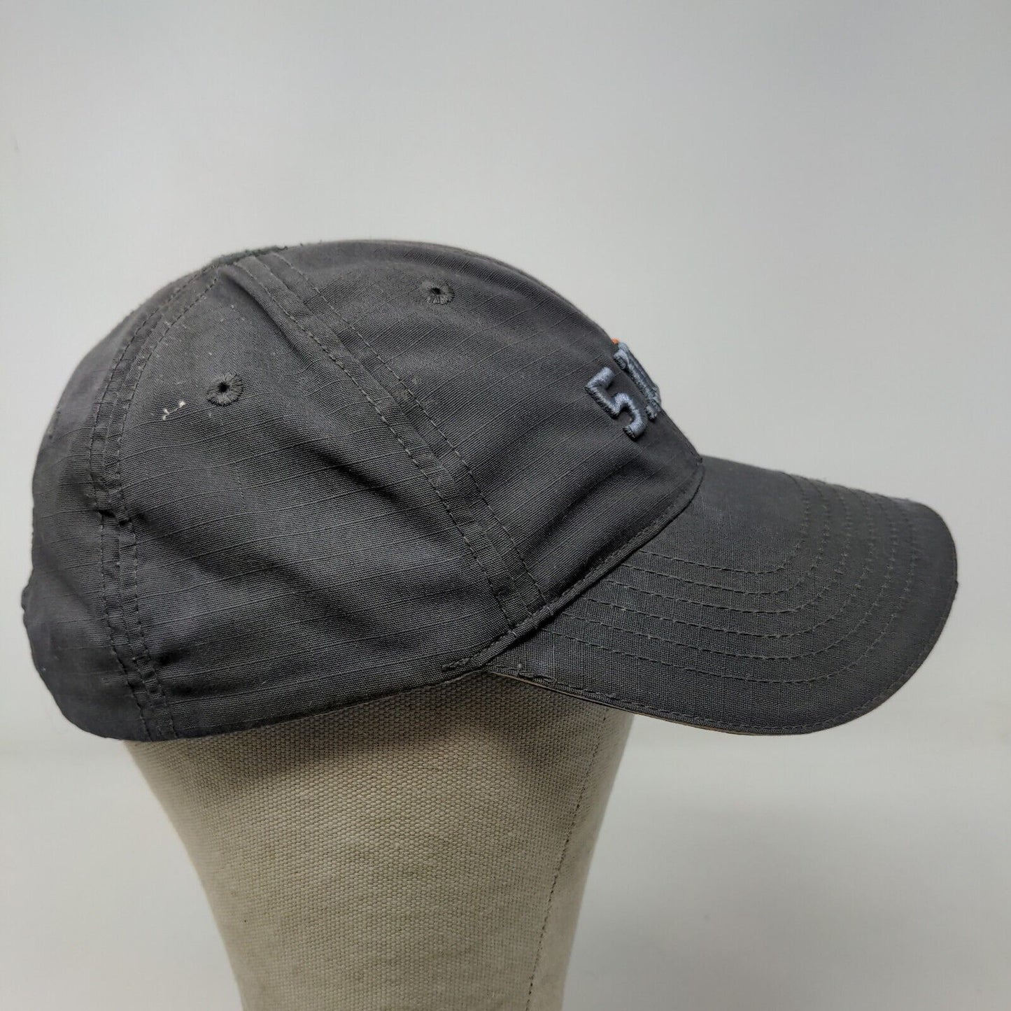 5.11 Tactical Series Men's Strapback Hat Gray Size OS Embroidered Logo 2019