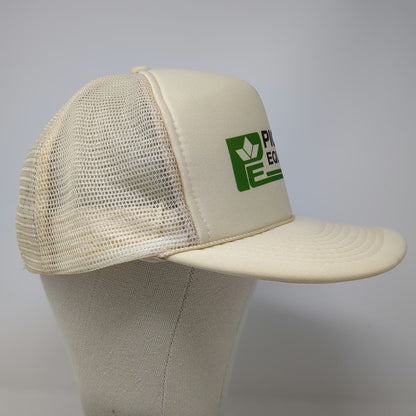 Otto Trucker Hat Beige One Size Pickett Equipment Mesh Snapback Rope Foam Hat