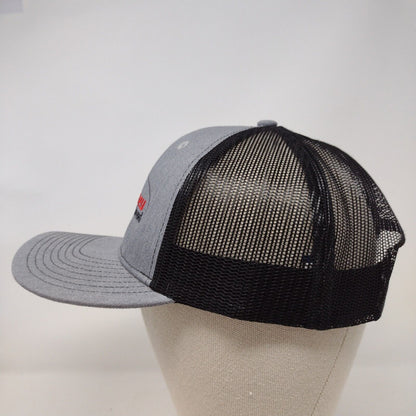 Magic Valley Equipment Snapback Trucker Hat Gray OSFA Mesh Back