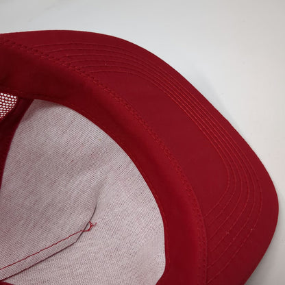 K-Products Trucker Hat Red OSFM Mesh Crysteel Triple Tipper Dump Body USA Hat