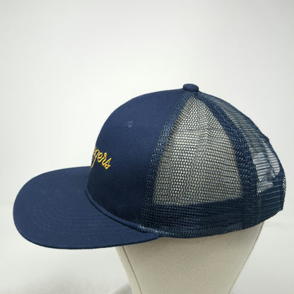 Swingers Trucker Hat Blue One Size Snapback Embroidered Crazy Golf Club London
