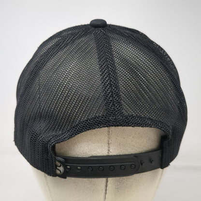 Hooey Trucker Hat Black One Size Western Original Multi Color Patch Snapback