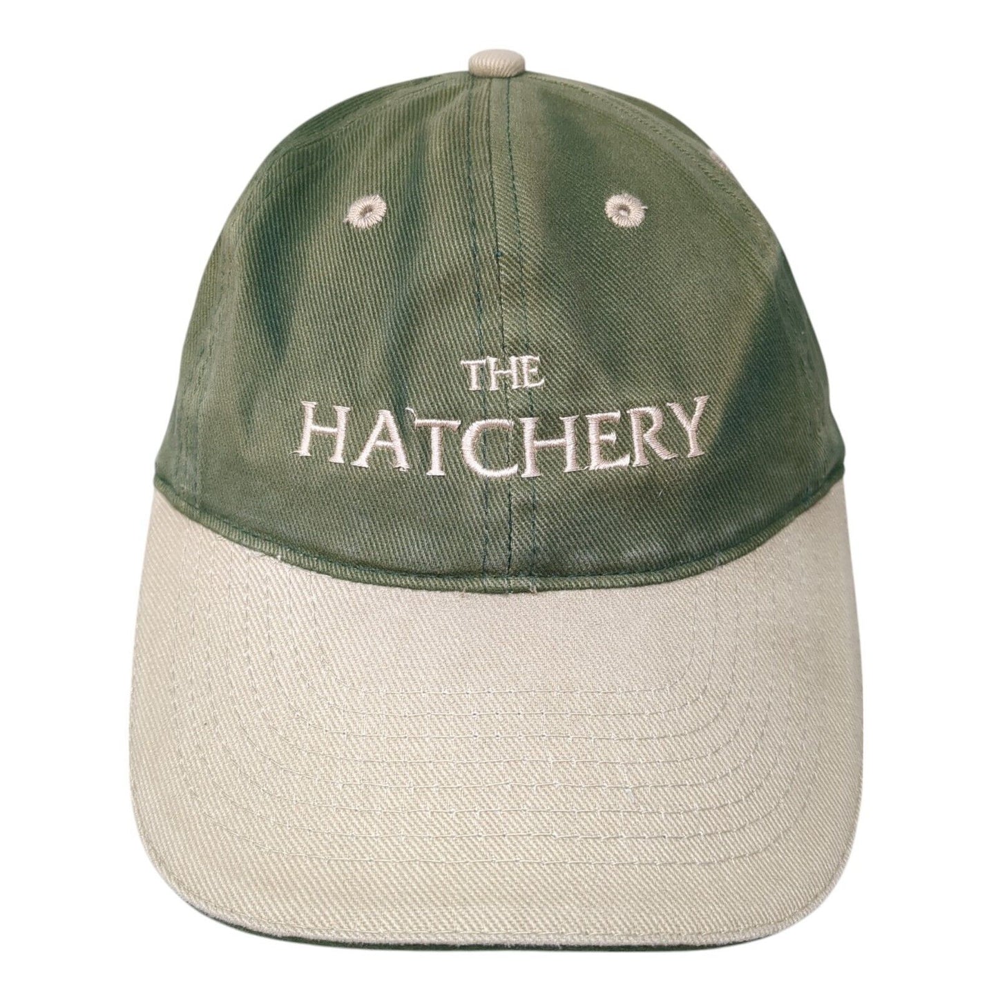 The Hatchery Strapback Hat Green One Size Adjustable Colorblock Otto