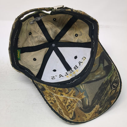 Cabela's Baseball Cap Brown Green One Size Outfitter 1961 Graphic Slideback Hat