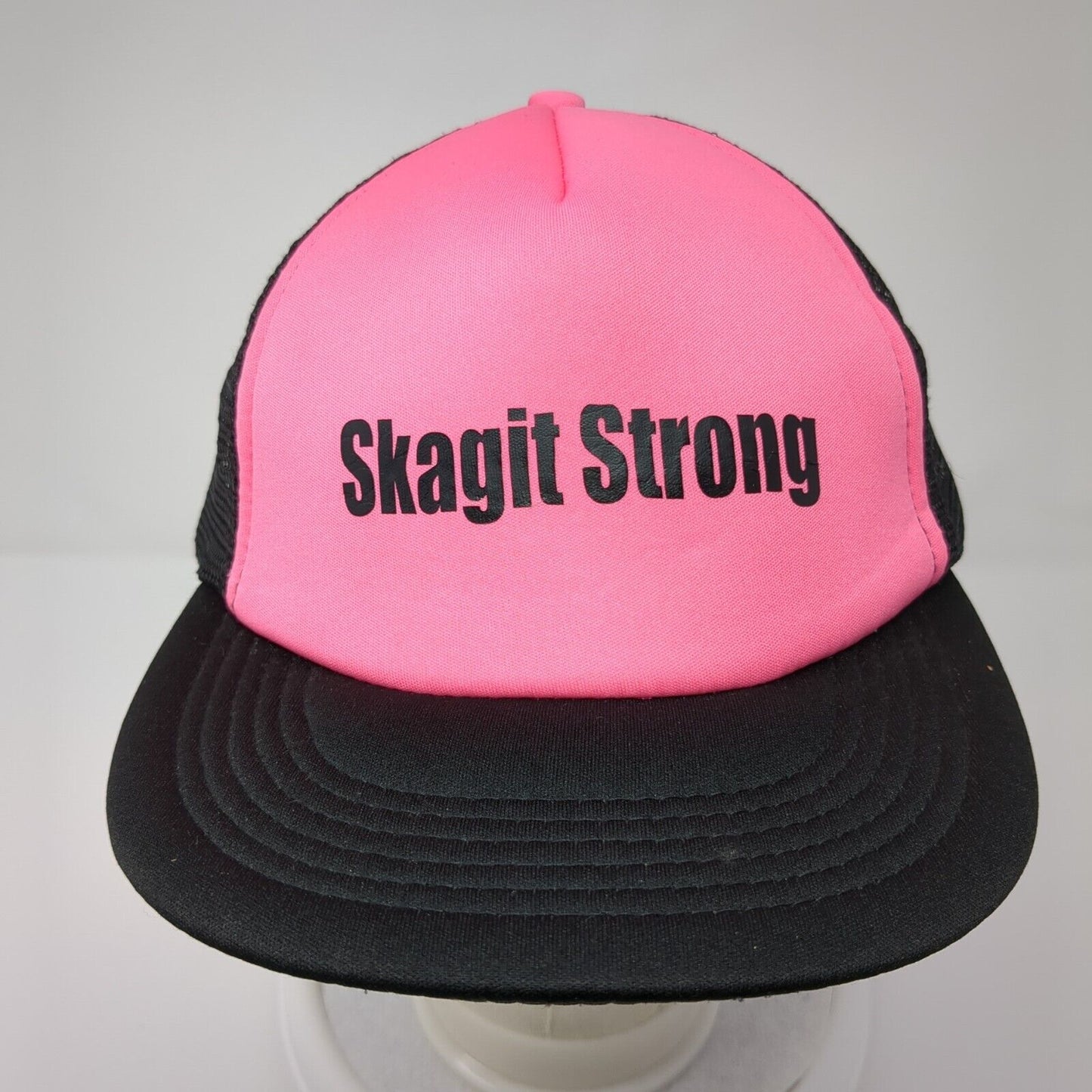 Skagit Strong Snapback Trucker Hat Multicolor OS Adjustable Mesh Back District