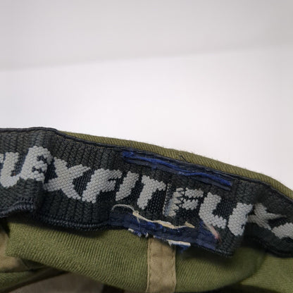 IG Fitted Hat Green One Size Embroidered Stretch Flexfit Vent Holes