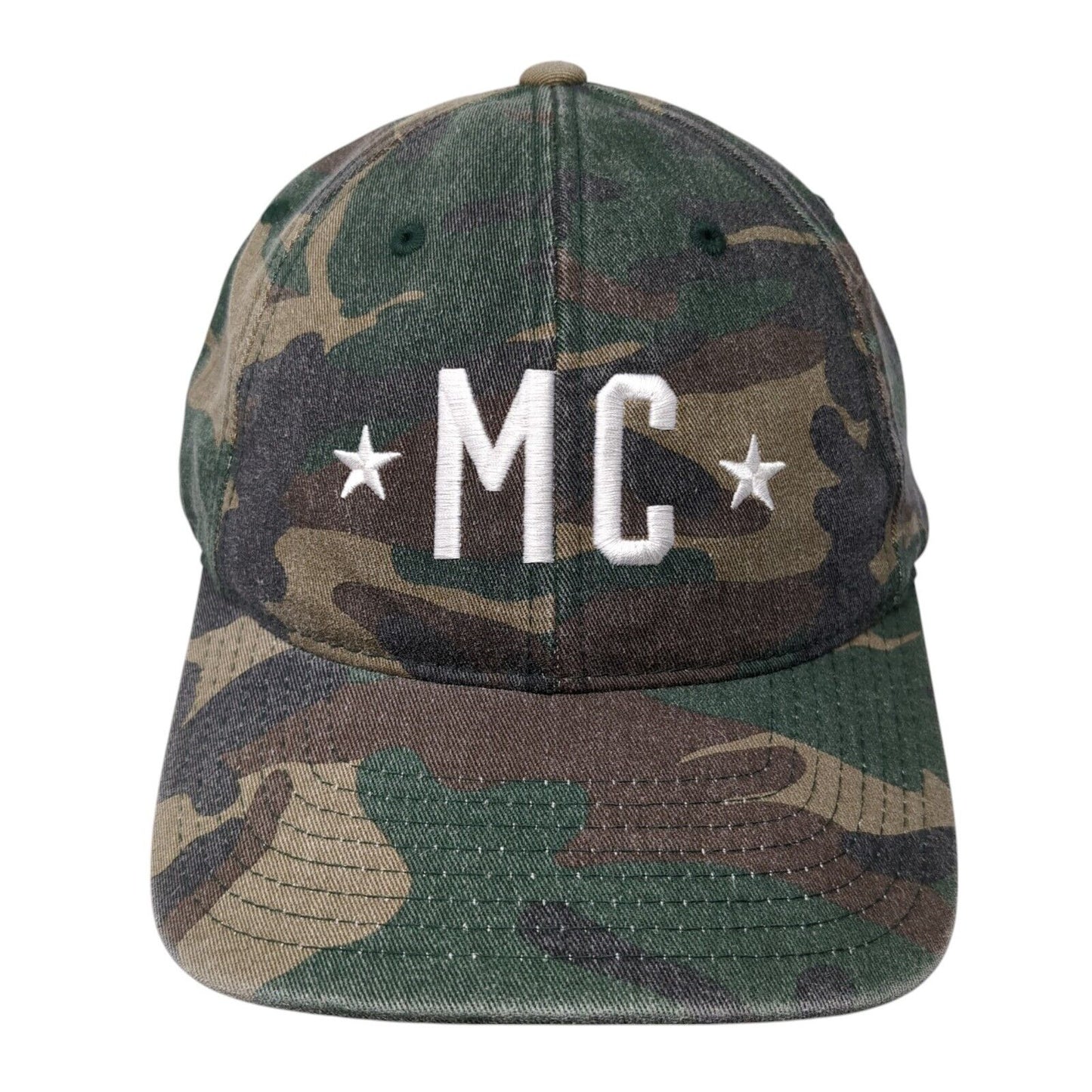 MC Strapback Hat Camo One Size Adjustable Oakley The Classics Yupoong