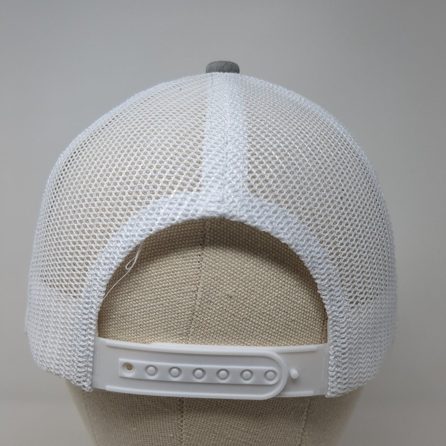 Tarantula Azul Snapback Mesh Back Trucker Hat Gray One Size Colorblock