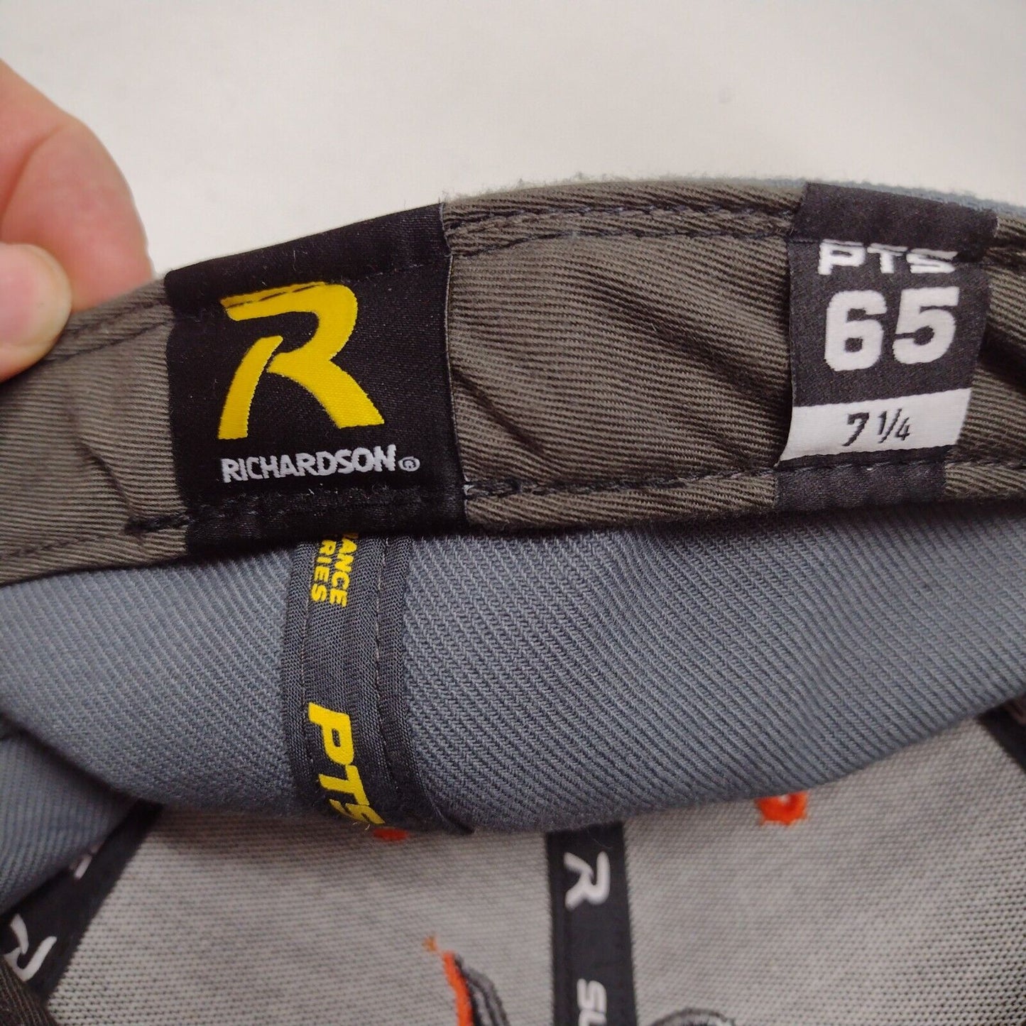 Letter M Fitted Hat Multi 7 1/4 Embroidered Colorblock Richardson Surge