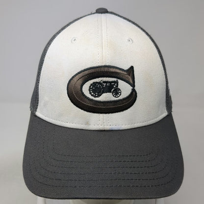 Cap America Trucker Hat Gray One Size Snapback Mesh Chappell Tractor Embroidered