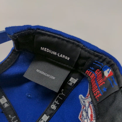 Chicago Cubs Snapback Hat Blue Size M/L Embroidered New Era 9Fifty MLB Logo