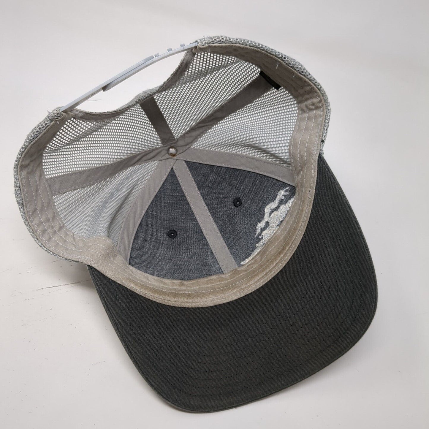 The Sweet Lillies Snapback Trucker Hat Gray One Size Adjustable Mesh Back