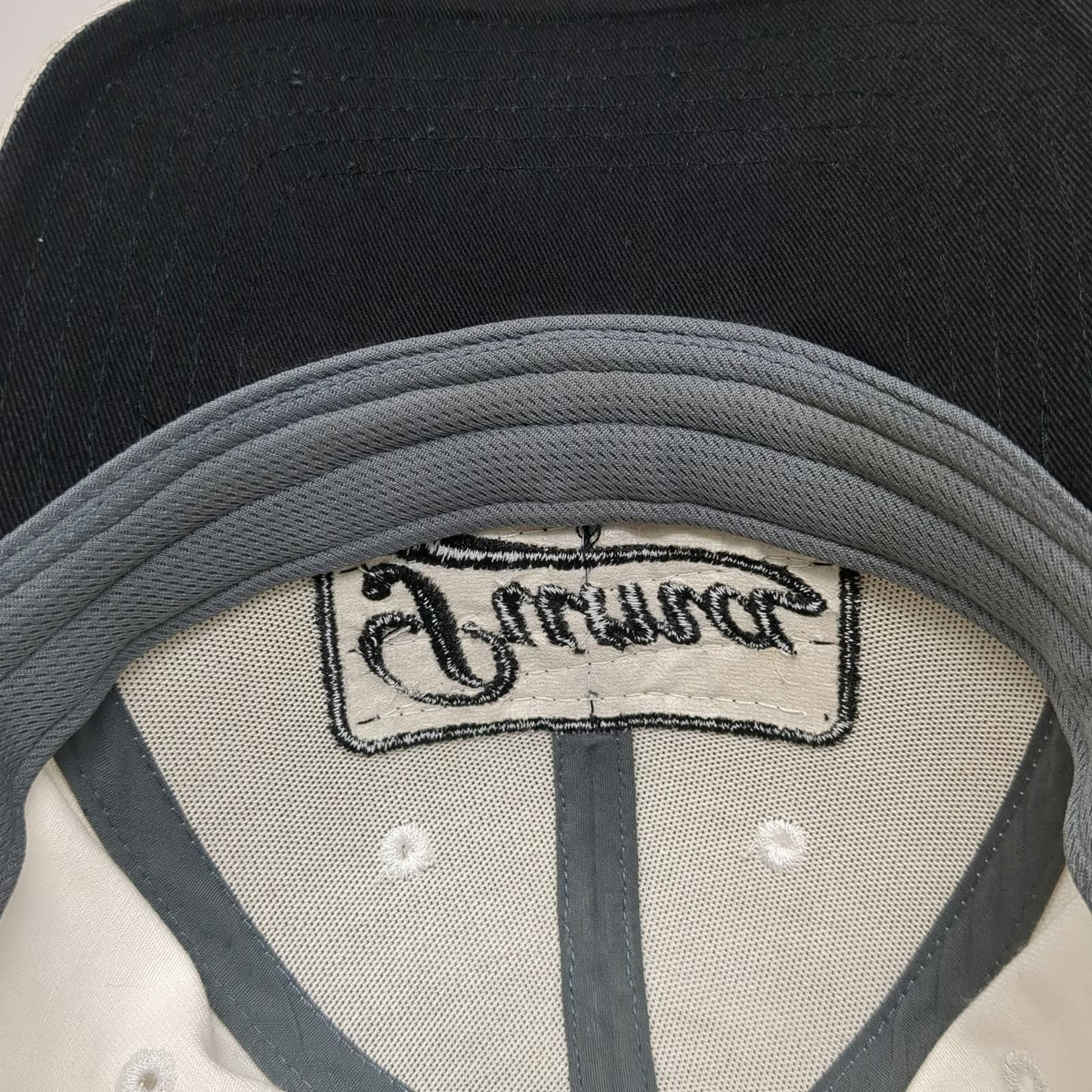 Puma Baseball Cap White One Size Adjustable Hat Script Patch Embroidered Logo