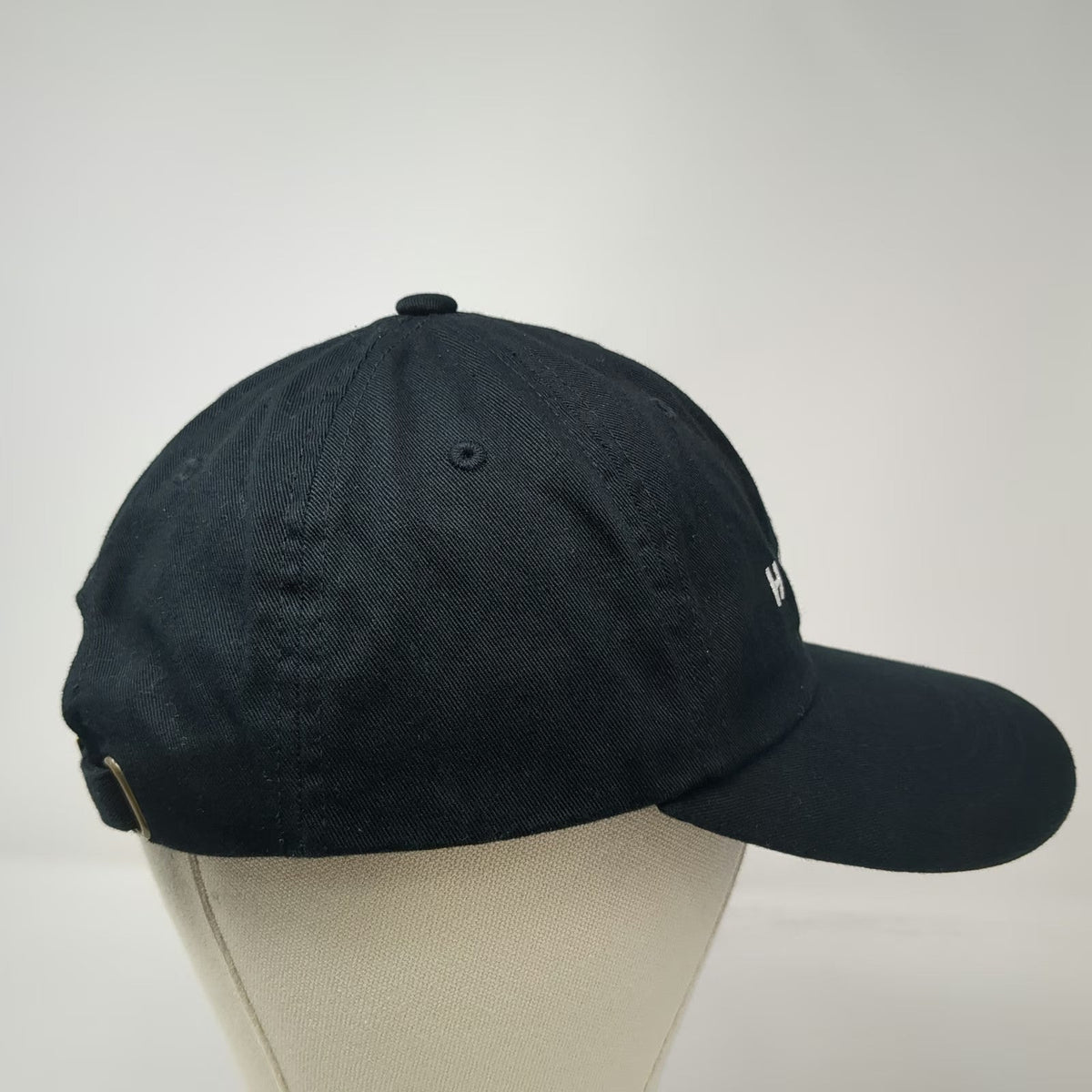 Yupoong Baseball Cap Black One Size Hope Embroidery Adjustable Slideback Hat