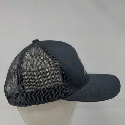 CF Chicago Fire Snapback Mesh Back Trucker Hat Black OSFA Embroidered