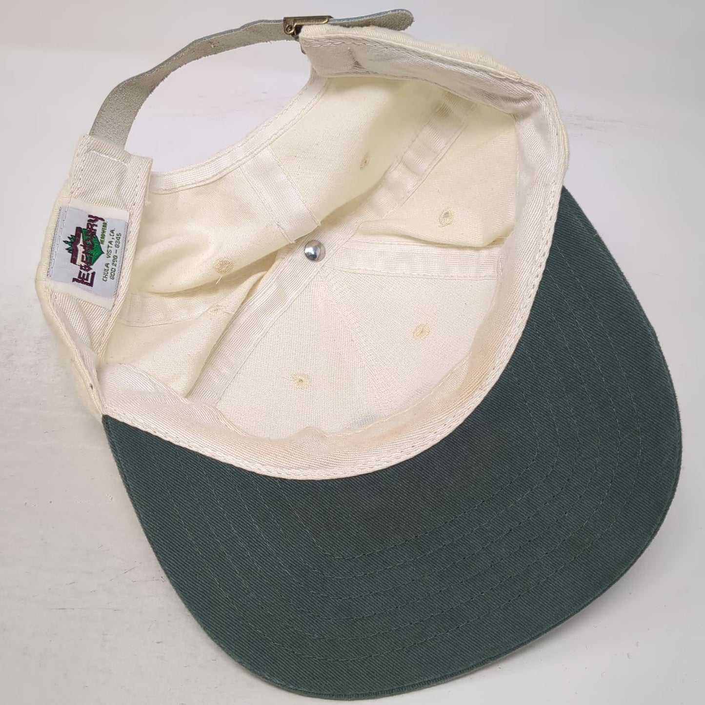 Legendary Headwear PGA West Golf Resort Baseball Cap White Green One Size Hat