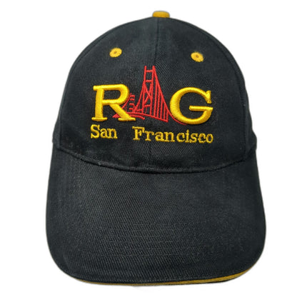 Medatrade Intl Baseball Cap Black One Size San Francisco RAG Golden Gate Hat