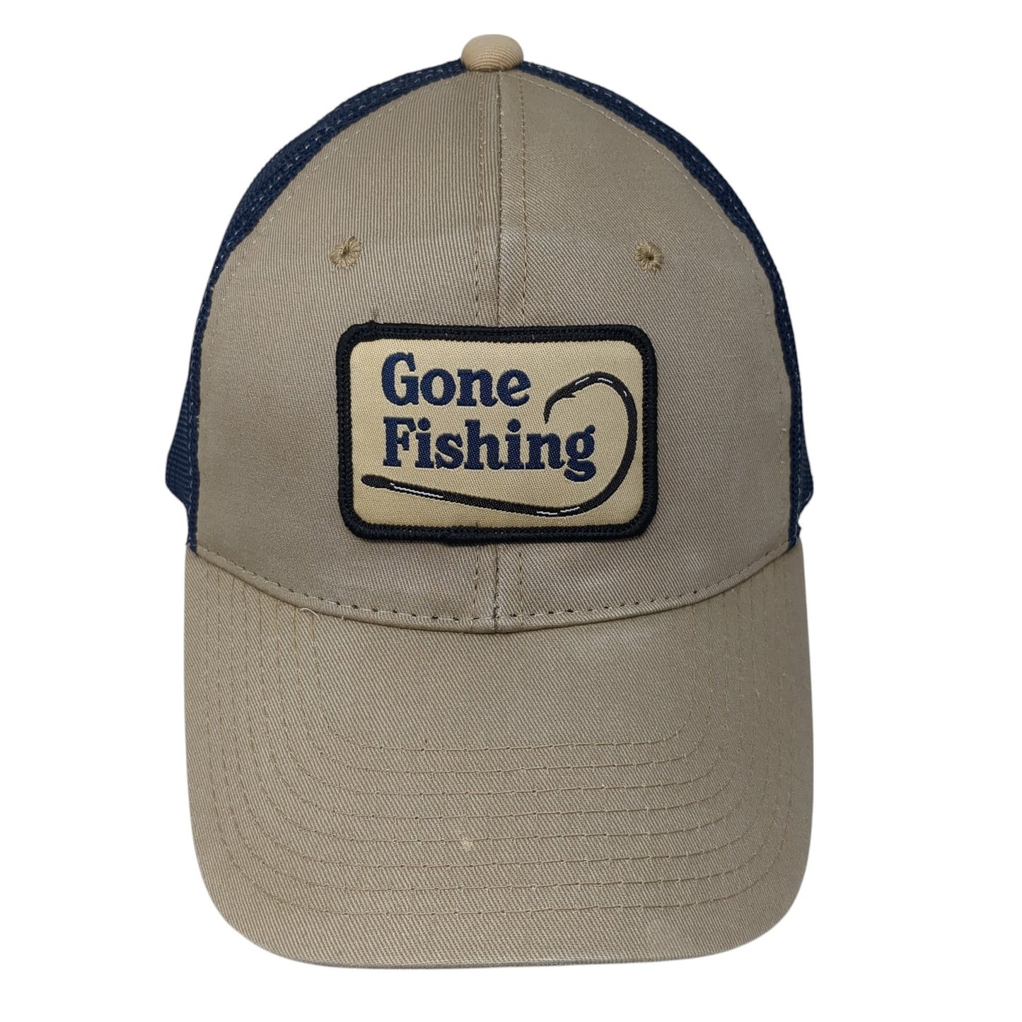 Gone Fishing Patch Snapback Mesh Back Trucker Hat Multi One Size Signatures