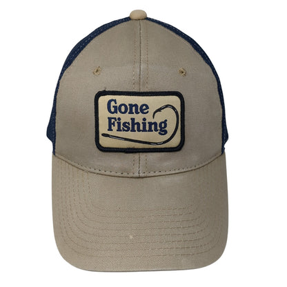 Gone Fishing Patch Snapback Mesh Back Trucker Hat Multi One Size Signatures