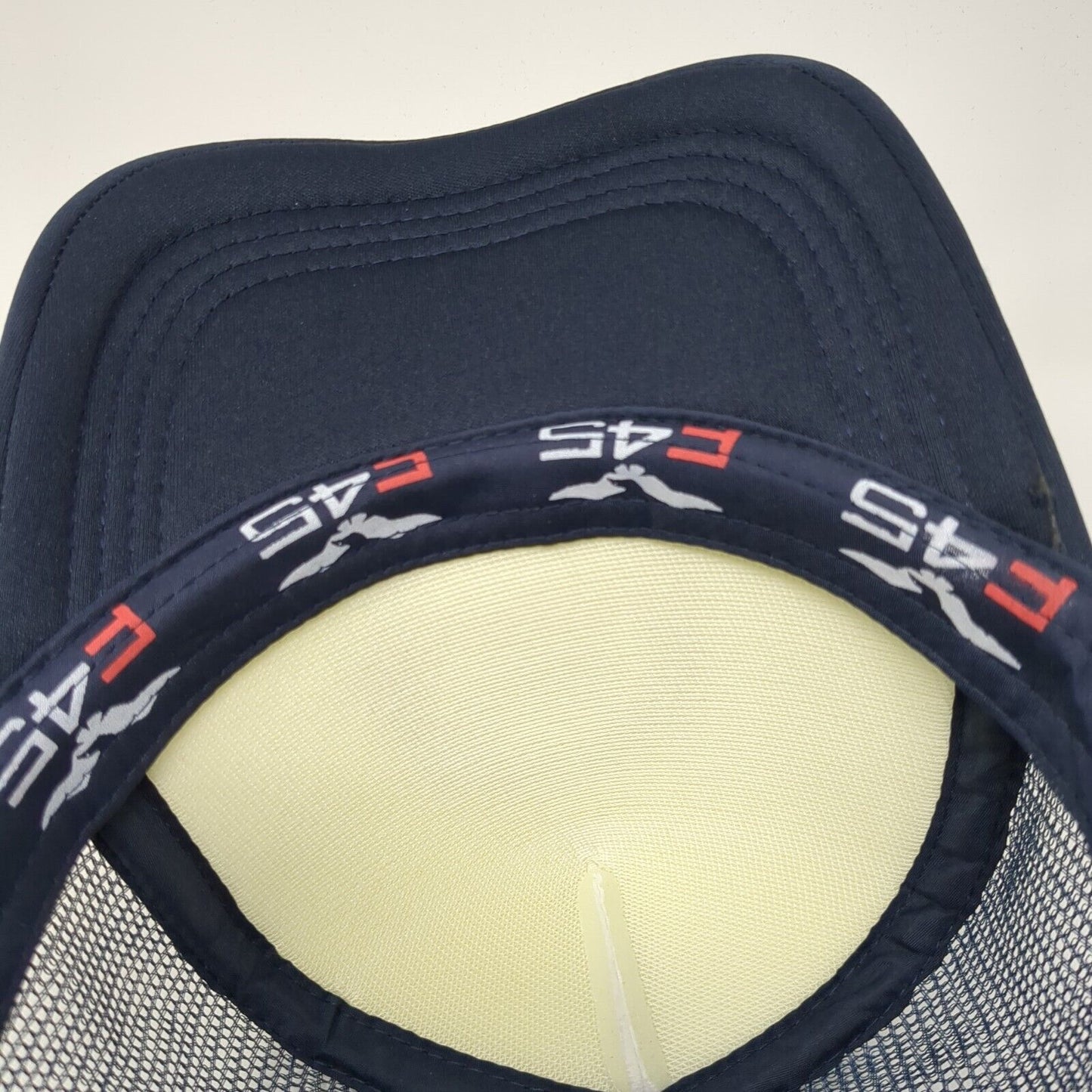 Functional 45 Training Snapback Trucker Hat Blue One Size Adjustable Mesh Back