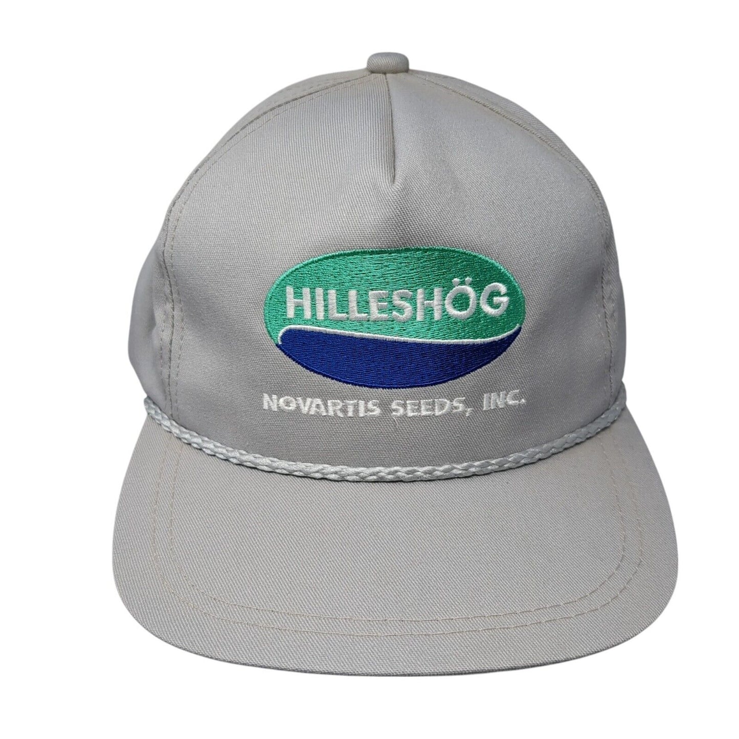 Hilleshog Novartis Seed Inc. Slideback Rope Hat Gray OSFA K-Products