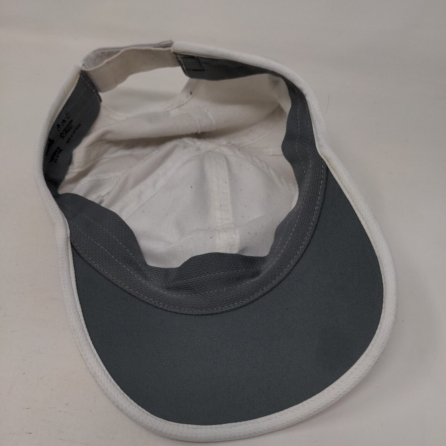 Adidas Aeroready Strapback Hat White One Size Adjustable Breathable Mesh