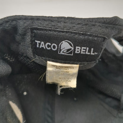 Taco Bell Snapback Black One Size Mesh Back Embroidered Logo Performance Hat
