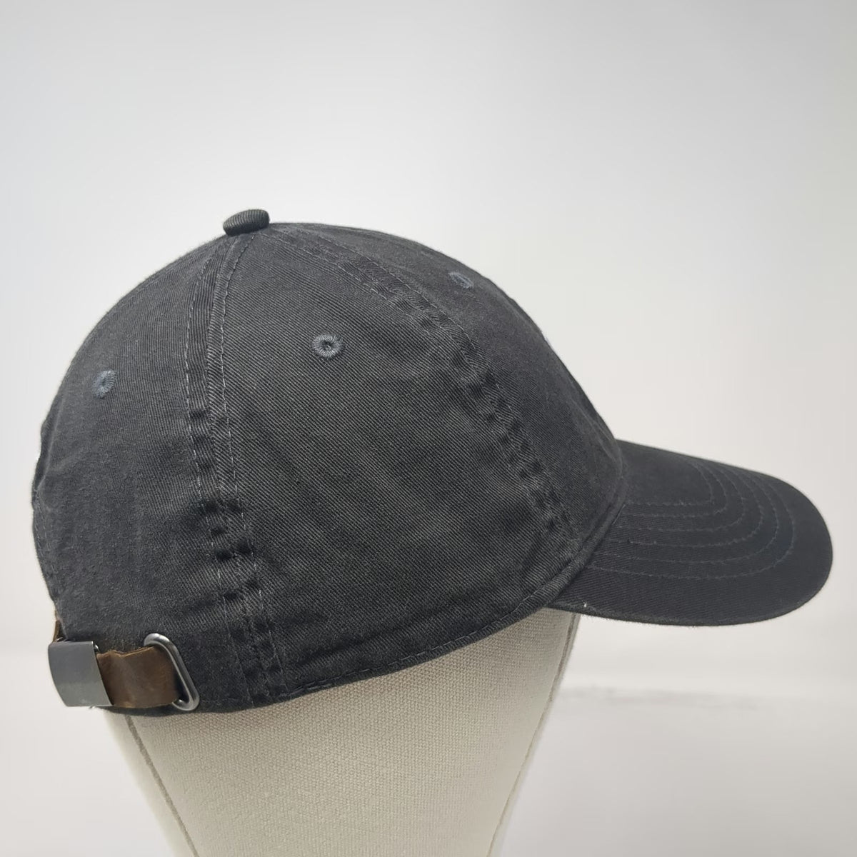 Peet's Coffee Baseball Cap Gray One Size Strapback Embroidered Logo Caffeine Hat