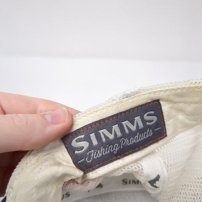 Simms Fishing Products Bozeman Montana Snapback Trucker Hat Blue OS Mesh Back