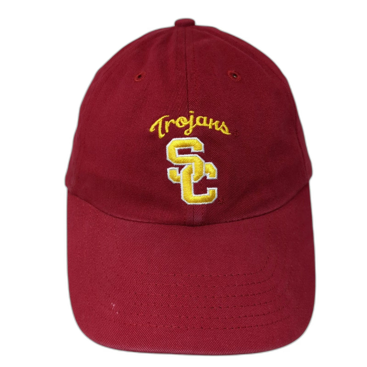 Team Trojan USC Trojans NCAA Red Youth Hat Slideback Cotton Embroidered Logo SC