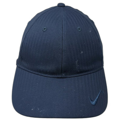 Nike Baseball Cap Blue One Size Golf Dri-Fit Heritage86 Pinstripe Slideback Hat