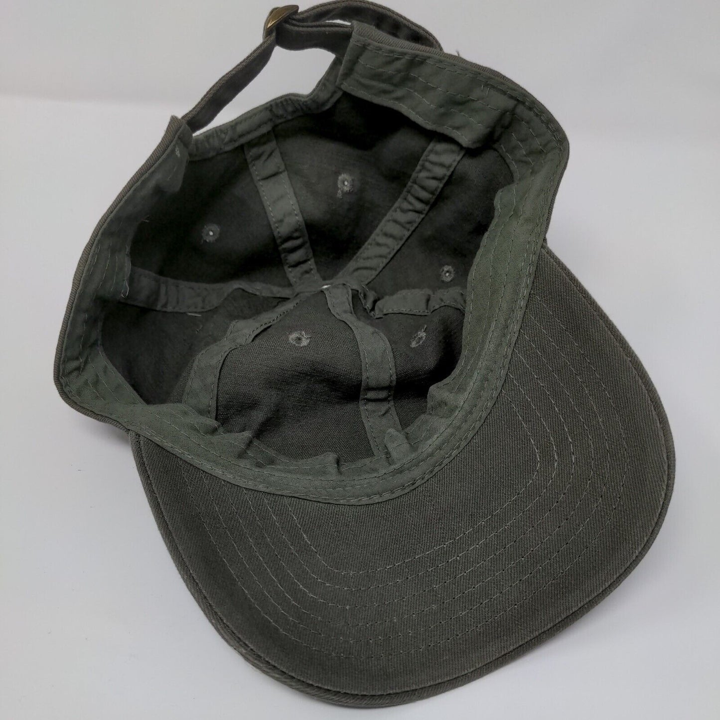 Unbranded Slideback Hat Brown OSFA Adjustable 6 Panel Blank Solid