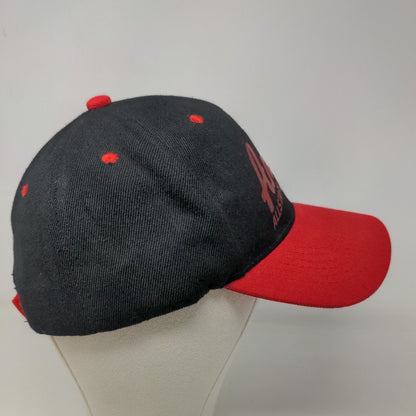 Unbranded Boy's Strapback Hat Black Red Graphic Logo Adjustable