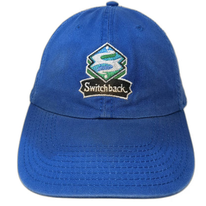 knp Switchback Brewing Co Burlington VT Blue One Size Baseball Cap Hat Cotton