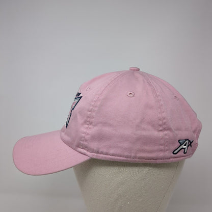 Feb. 1, 2015 Eldorado XLIX Strapback Hat Pink OS Extreme Fit Distressed Ahead