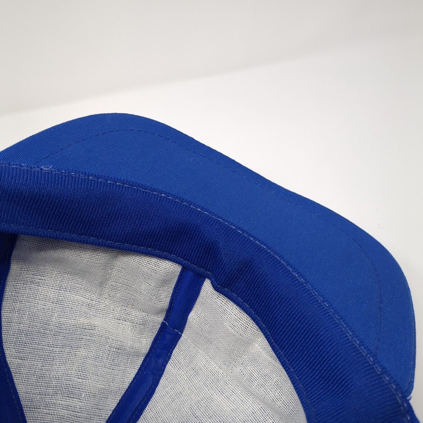 Union Pacific System Snapback Trucker Hat Blue One Size Adjustable Mesh Back