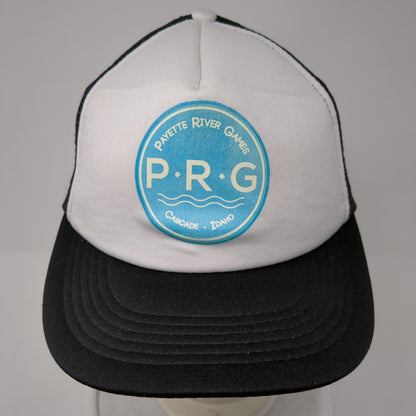 Payette River Games Snapback Trucker Hat Black One Size Mesh Back