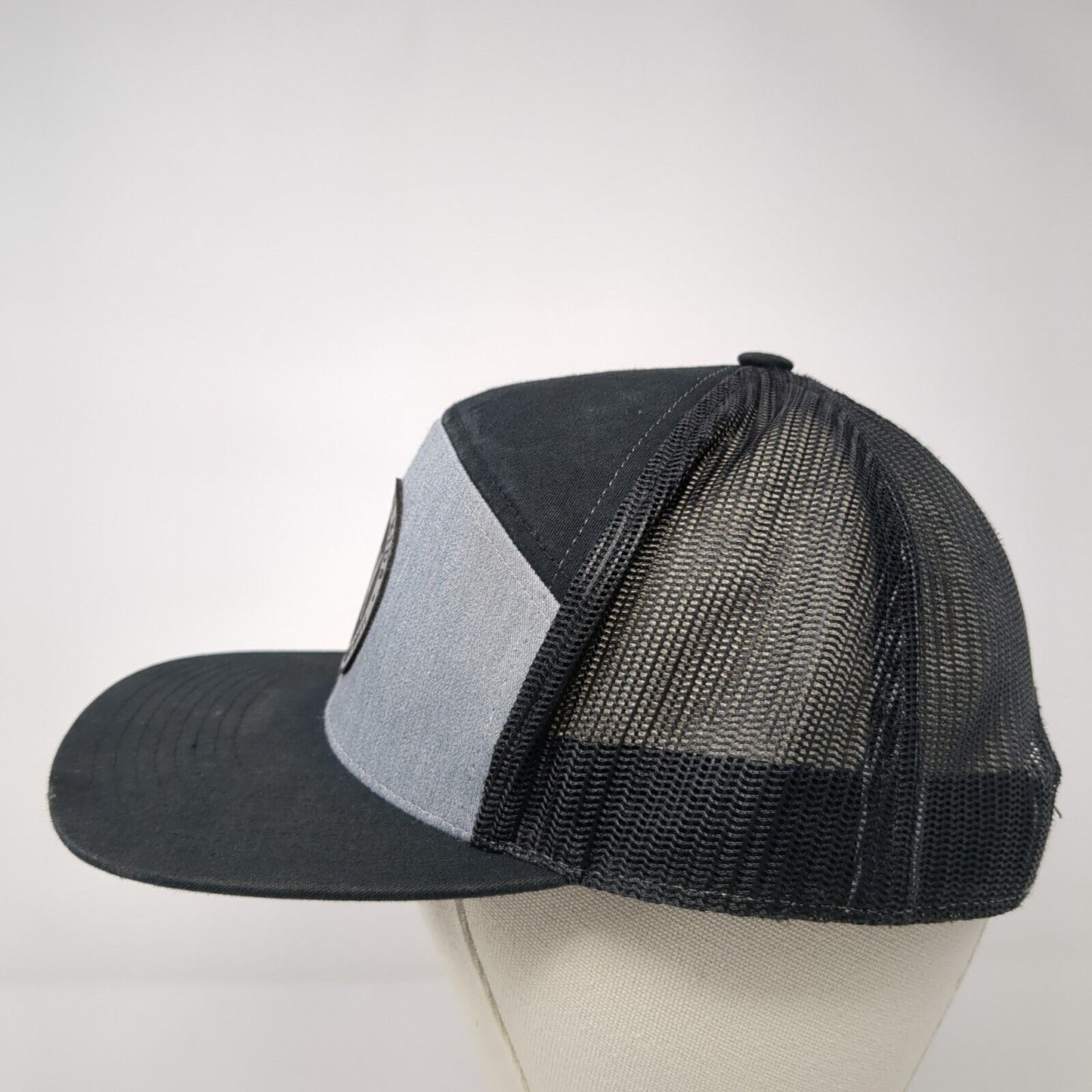 Kawasaki Kids Always Strong Always Brave Snapback Trucker Hat Black OS Mesh