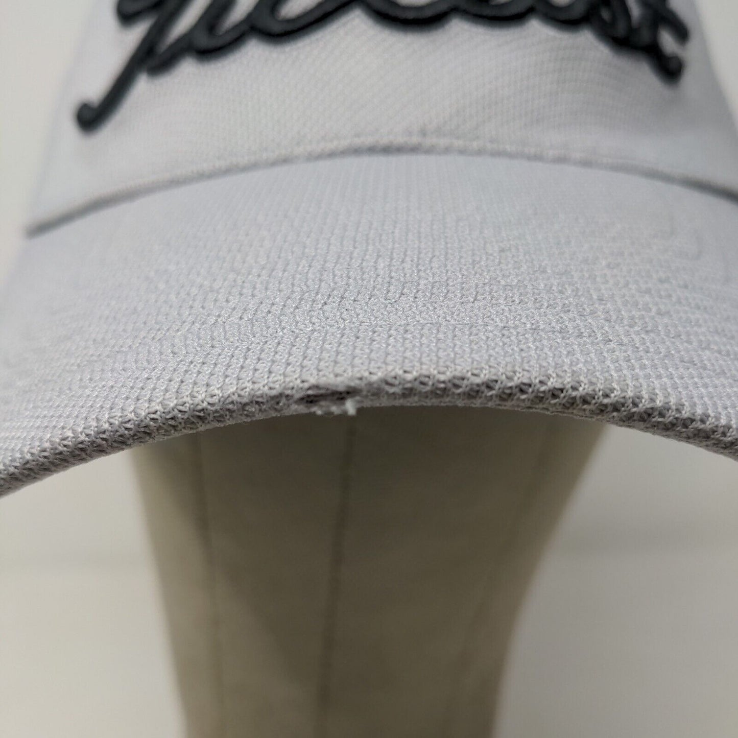 Titleist Men's Slideback Hat Gray Embroidered Pro V1 Logo Polyester