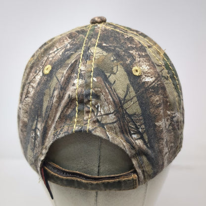 Port Authority Rhino Linings Tooele Utah Brown Camo Baseball Cap One Size Hat