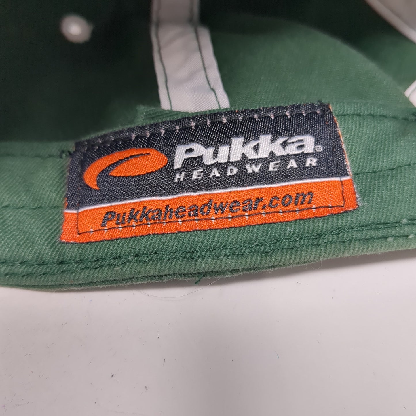 Palmilla Slideback Baseball Cap Green One Size Adjustable Embroidered Pukka