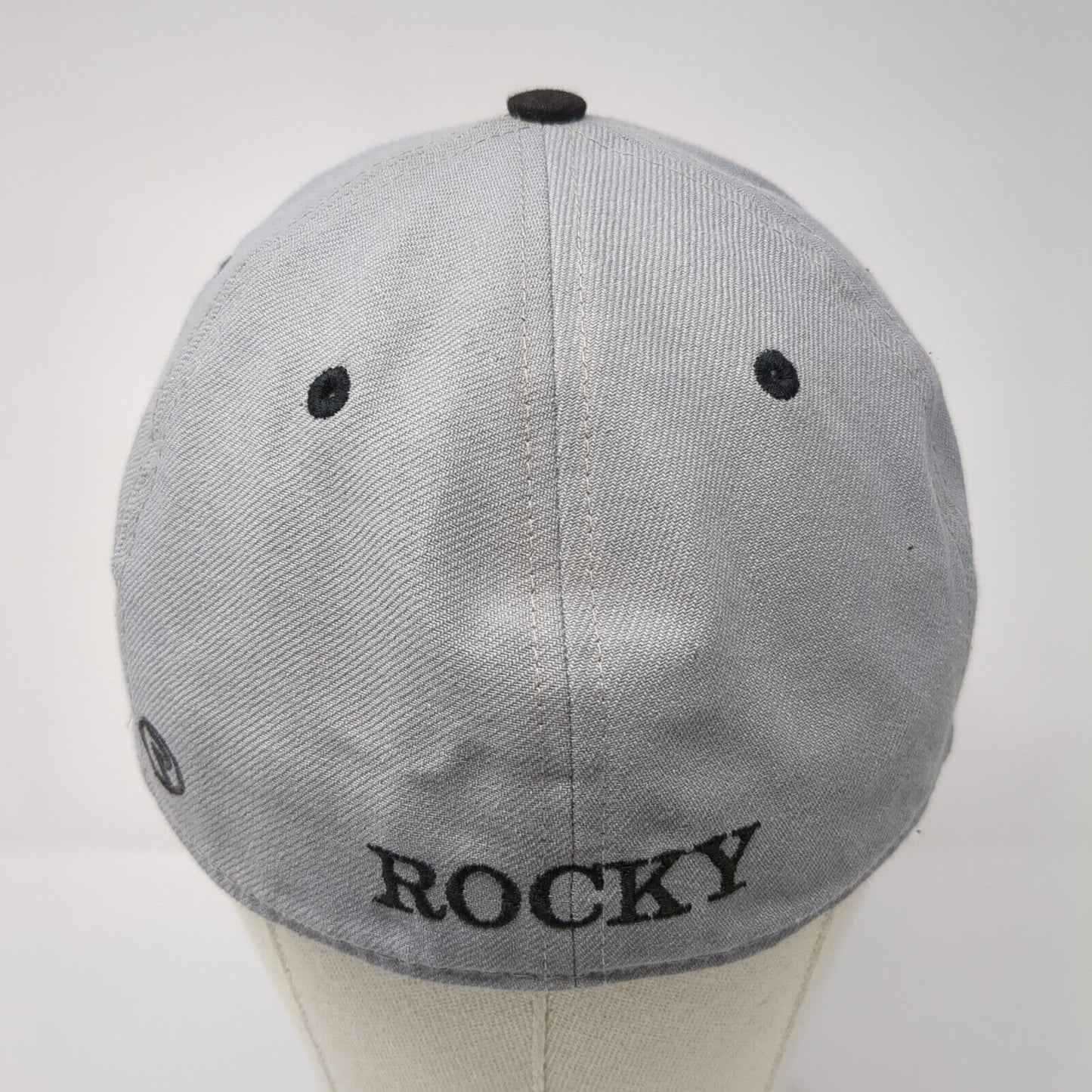 Rocky Fitted Hat Gray 7 3/8 Embroidered 6 Panel Surge PTS 65 Richardson
