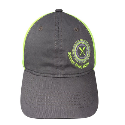 Salmon River Idaho Strapback Trucker Hat Multicolor One Size Mesh Back
