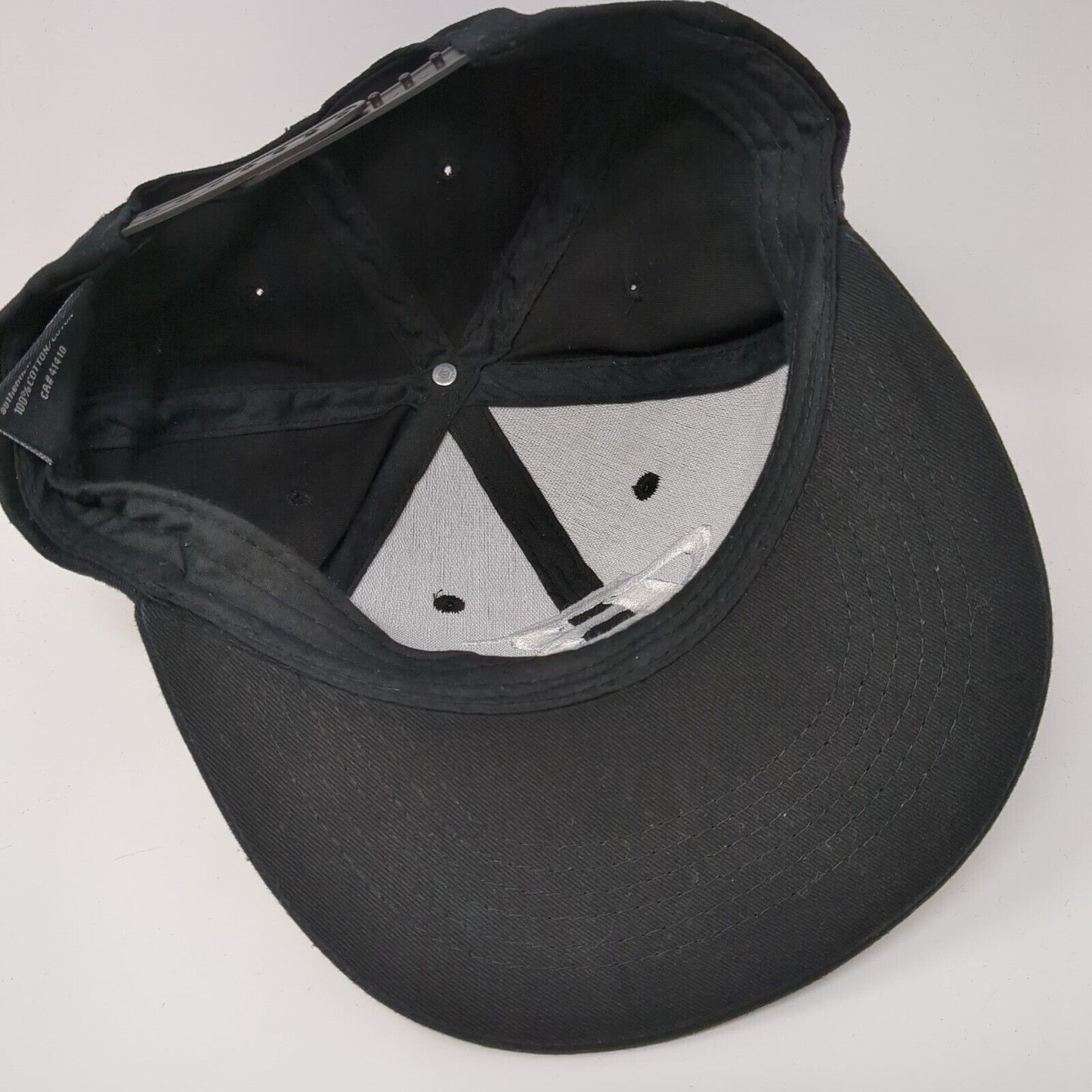 Bodybuilding.com Snapback Hat Black One Size Embroidered Logo 6 Panel