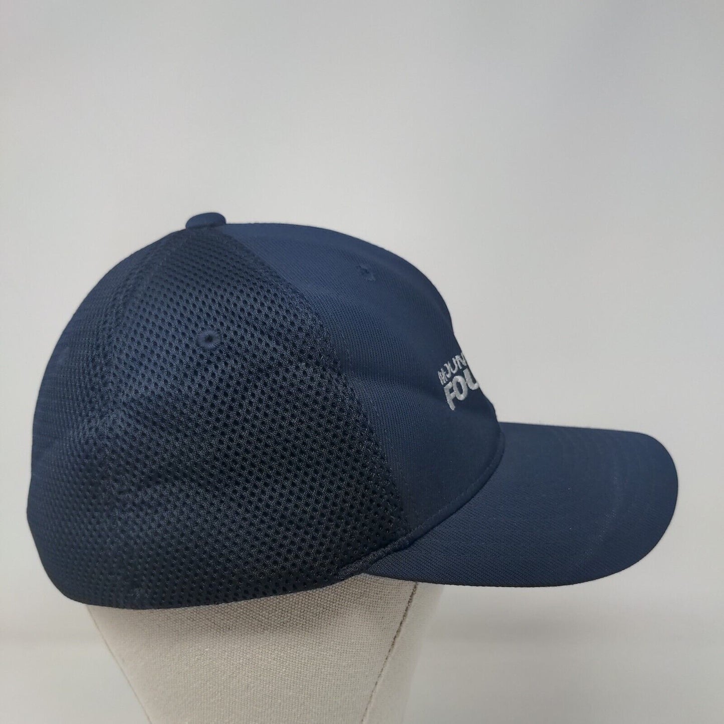 Mount Valley Foundation Services Fitted Hat Blue L/XL Embroidered