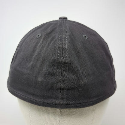 New Era Baseball Cap Gray M Amalgamated Sugar White Satin Stretch Fit Hat